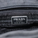 PRADA Shoulder Bag Nylon Black Silver Auth 129067-17