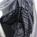 PRADA Shoulder Bag Nylon Black Silver Auth 129067-19