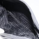 PRADA Shoulder Bag Nylon Black Silver Auth 129067-22