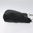 PRADA Shoulder Bag Nylon Black Silver Auth 129067-3