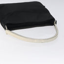 PRADA Shoulder Bag Nylon Black Silver Auth 129067-7