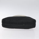 PRADA Shoulder Bag Nylon Black Silver Auth 129067-5