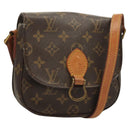 LOUIS VUITTON Monogram Saint Cloud PM Shoulder Bag M51244 LV Auth 129076-1