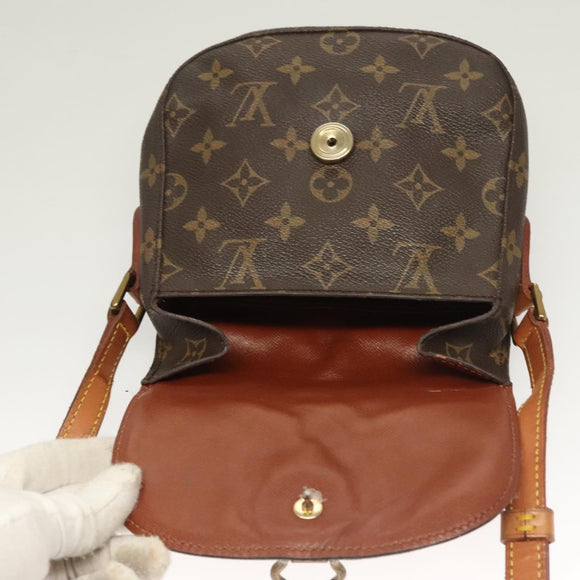LOUIS VUITTON Monogram Saint Cloud PM Shoulder Bag M51244 LV Auth 129076