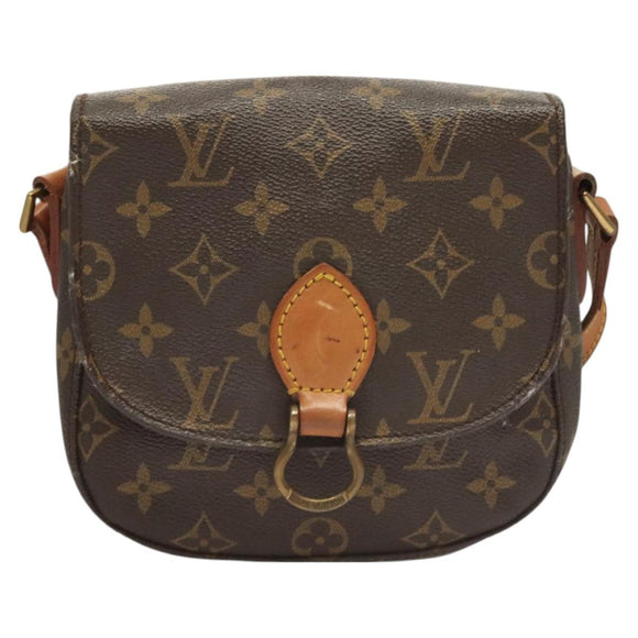 LOUIS VUITTON Monogram Saint Cloud PM Shoulder Bag M51244 LV Auth 129076