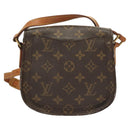 LOUIS VUITTON Monogram Saint Cloud PM Shoulder Bag M51244 LV Auth 129076-2