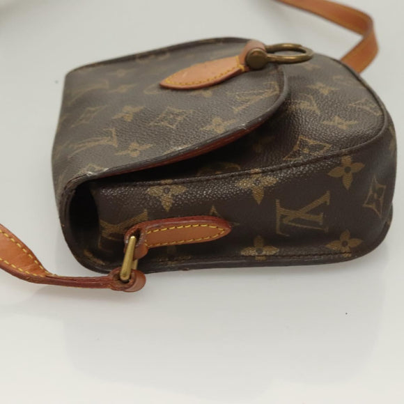 LOUIS VUITTON Monogram Saint Cloud PM Shoulder Bag M51244 LV Auth 129076