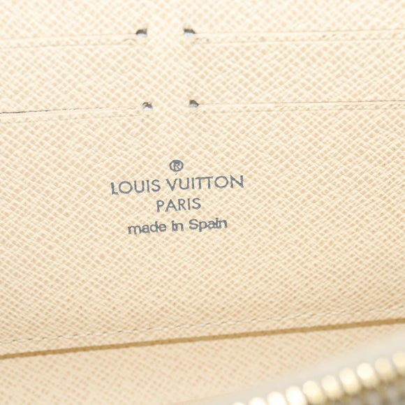 LOUIS VUITTON Damier Azur Zippy Wallet Long Wallet N60019 LV Auth 129085