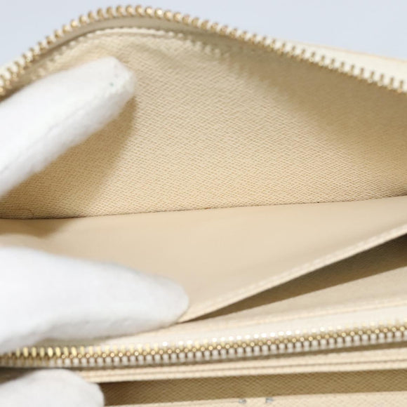 LOUIS VUITTON Damier Azur Zippy Wallet Long Wallet N60019 LV Auth 129085