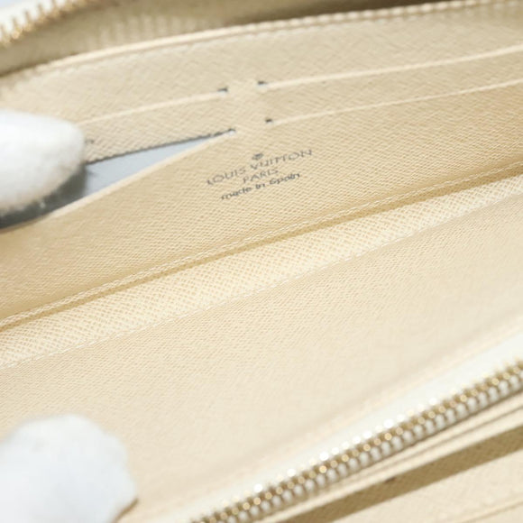 LOUIS VUITTON Damier Azur Zippy Wallet Long Wallet N60019 LV Auth 129085