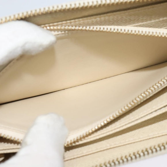 LOUIS VUITTON Damier Azur Zippy Wallet Long Wallet N60019 LV Auth 129085