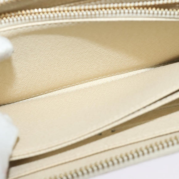 LOUIS VUITTON Damier Azur Zippy Wallet Long Wallet N60019 LV Auth 129085