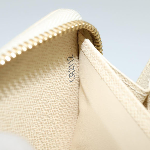 LOUIS VUITTON Damier Azur Zippy Wallet Long Wallet N60019 LV Auth 129085