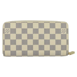 LOUIS VUITTON Damier Azur Zippy Wallet Long Wallet N60019 LV Auth 129085 - 0