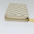LOUIS VUITTON Damier Azur Zippy Wallet Long Wallet N60019 LV Auth 129085-3