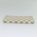 LOUIS VUITTON Damier Azur Zippy Wallet Long Wallet N60019 LV Auth 129085-6