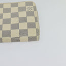 LOUIS VUITTON Damier Azur Zippy Wallet Long Wallet N60019 LV Auth 129085-15