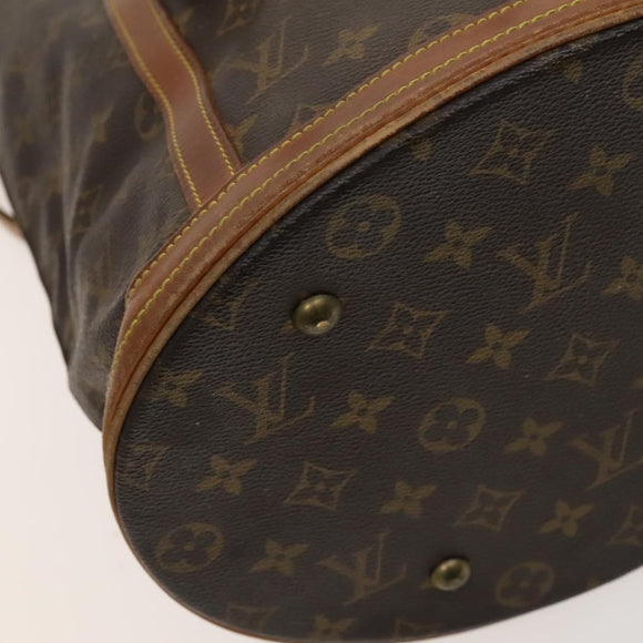 LOUIS VUITTON Monogram Bucket GM Shoulder Bag M42236 LV Auth 129087
