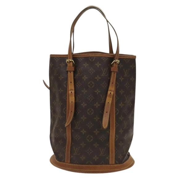 LOUIS VUITTON Monogram Bucket GM Shoulder Bag M42236 LV Auth 129087