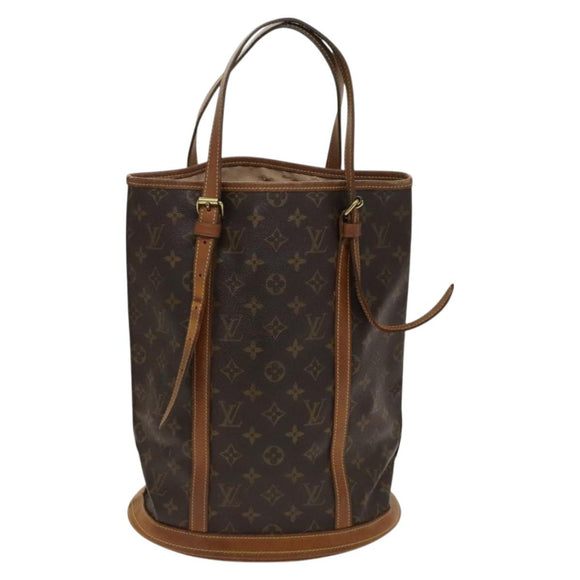 LOUIS VUITTON Monogram Bucket GM Shoulder Bag M42236 LV Auth 129087
