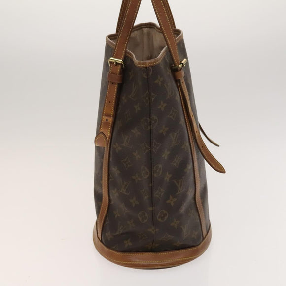 LOUIS VUITTON Monogram Bucket GM Shoulder Bag M42236 LV Auth 129087