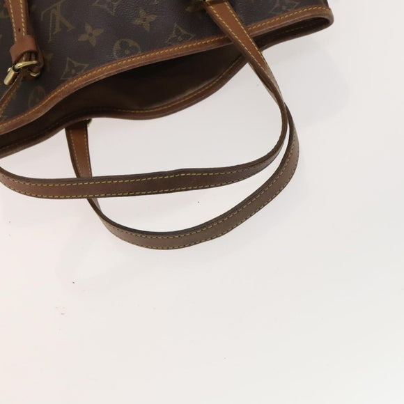 LOUIS VUITTON Monogram Bucket GM Shoulder Bag M42236 LV Auth 129087