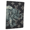 LOUIS VUITTON Monogram Savanna Couverture Passport Case Navy LV Auth 129097M-1