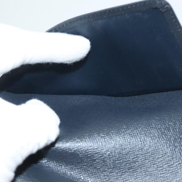 LOUIS VUITTON Monogram Savanna Couverture Passport Case Navy LV Auth 129097M