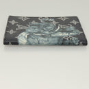 LOUIS VUITTON Monogram Savanna Couverture Passport Case Navy LV Auth 129097M-4