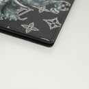 LOUIS VUITTON Monogram Savanna Couverture Passport Case Navy LV Auth 129097M-14