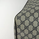 GUCCI GG Supreme Boston Bag PVC Navy Gold Auth 129102-12