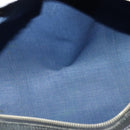 GUCCI GG Supreme Boston Bag PVC Navy Gold Auth 129102-16