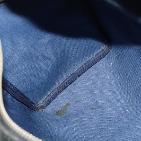 GUCCI GG Supreme Boston Bag PVC Navy Gold Auth 129102