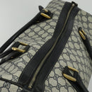 GUCCI GG Supreme Boston Bag PVC Navy Gold Auth 129102-6