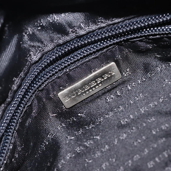 BURBERRY Nova Check Hand Bag PVC Beige Auth 129104