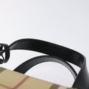 BURBERRY Nova Check Hand Bag PVC Beige Auth 129104-8