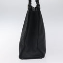 GUCCI Bamboo GG Canvas Hand Bag Nylon Black Silver 002 1010 Auth 129112-4