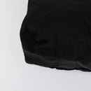 PRADA Travel Case Nylon Black Silver Auth 129117-15