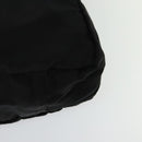 PRADA Travel Case Nylon Black Silver Auth 129117-16