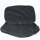 PRADA Travel Case Nylon Black Silver Auth 129117-9