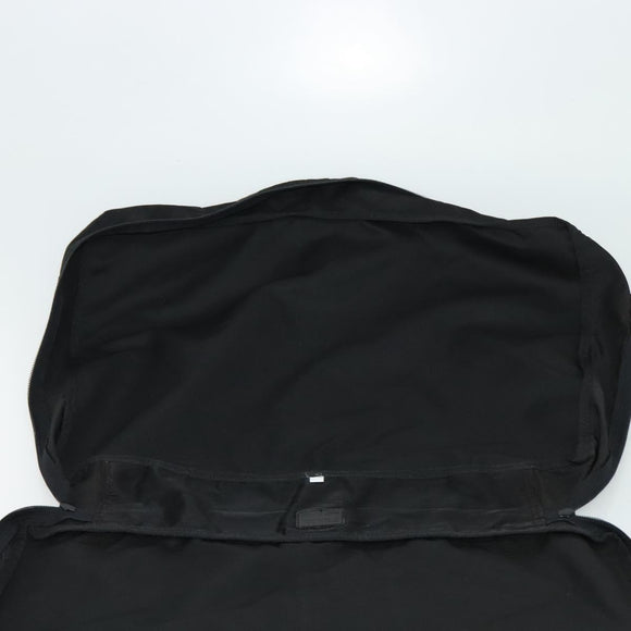 PRADA Travel Case Nylon Black Silver Auth 129117