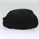 PRADA Travel Case Nylon Black Silver Auth 129117-3