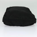 PRADA Travel Case Nylon Black Silver Auth 129117-4