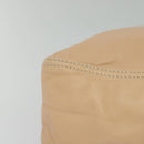 FENDI Hand Bag Leather Pink Gold Auth 129125-9