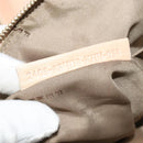 FENDI Hand Bag Leather Pink Gold Auth 129125-12