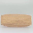 FENDI Hand Bag Leather Pink Gold Auth 129125-5