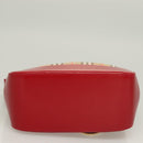 BURBERRY Nova Check Hand Bag Canvas Beige Gold Auth 129128-9