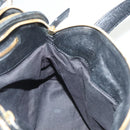 Chloe Shoulder Bag Nylon Black Gold Auth 129130-20