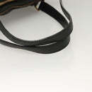 Chloe Shoulder Bag Nylon Black Gold Auth 129130-7