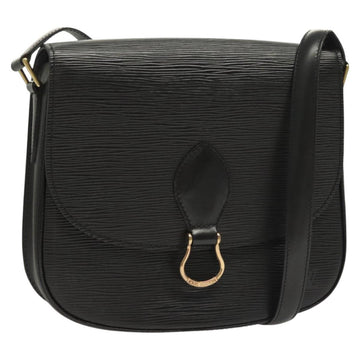 LOUIS VUITTON Epi Saint Cloud GM Shoulder Bag Black Noir M52192 LV Auth 129134